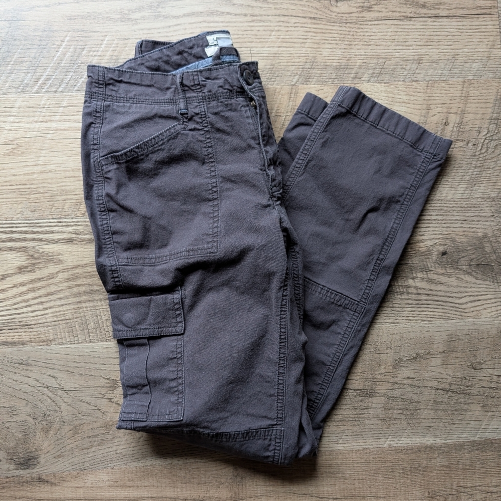 Women's L.L. Bean Gray Cargo Pants Size 2 Perfect Fit